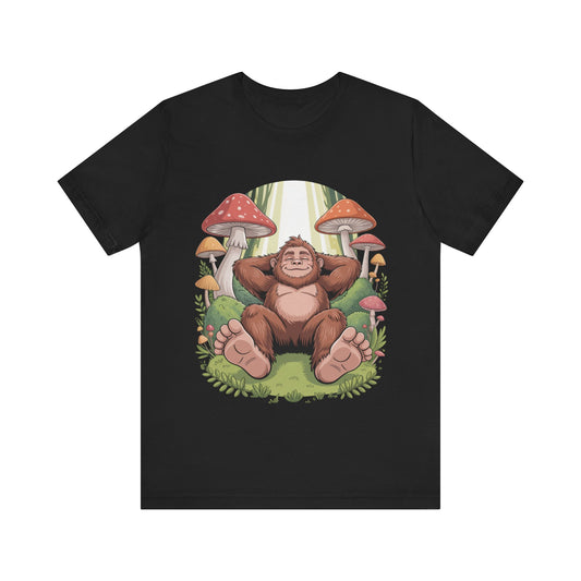 Bigfoot – “Relaxing in Mushrooms” T-Shirt